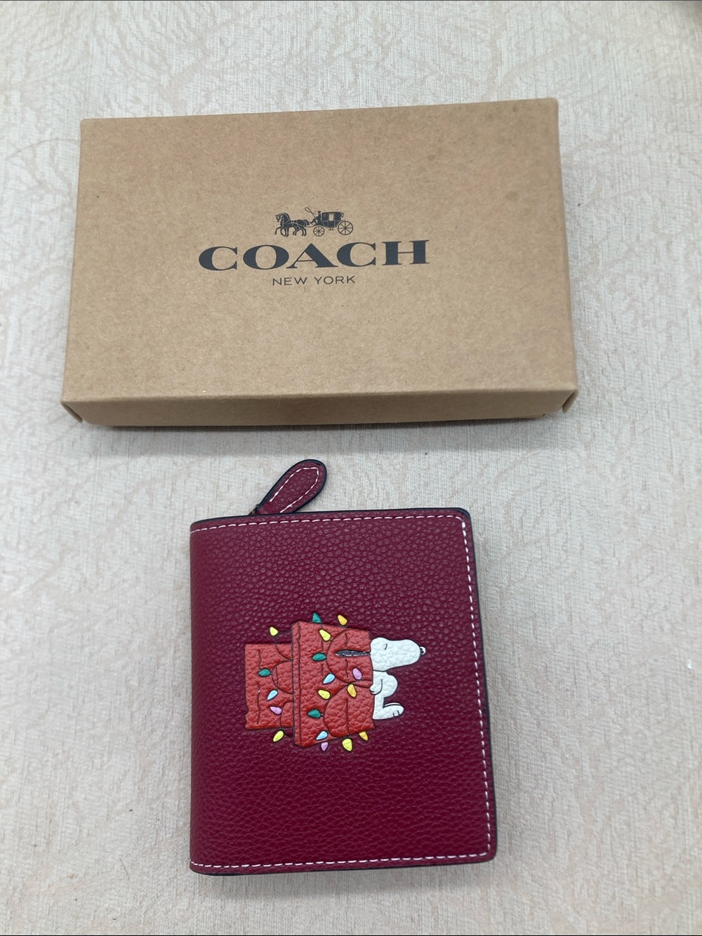 Coach x Peanuts Snoopy Bifold Wallet
